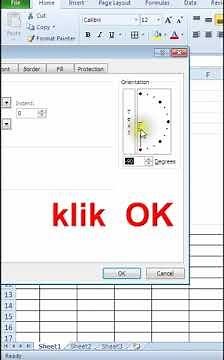 Cara Membuat Tulisan Vertikal di Ms Excel | Tulisan Berdiri Vertikal