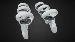 Quest 2 Controller Low Mid and High Poly - Download Free 3D model by BlackCube (@blackcube4)