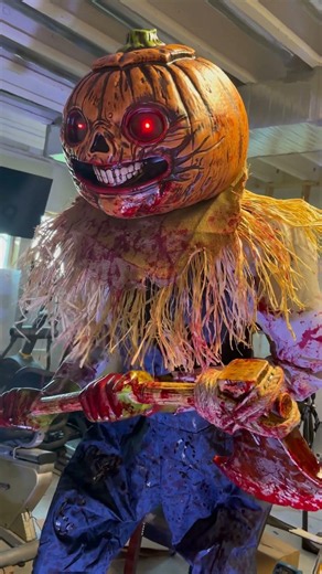 Spirit Halloween 2026 Pumpkin Punisher #halloween #spirithalloween #animatronic #creepy #pumpkin
