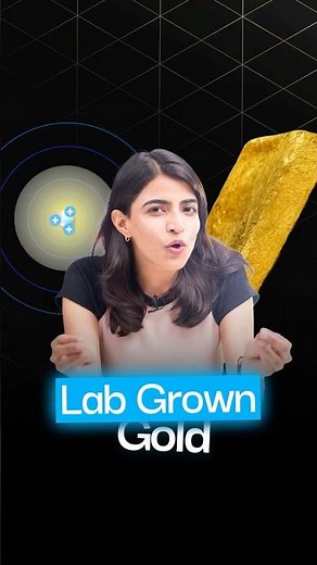 Gold 🌟can now be grown in a Laboratory 🔬