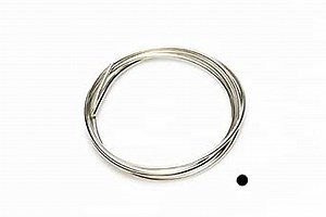 10 Gauge, Nickel Silver Wire CDA #752 Alloy Jewelry Grade Dead Soft (Round) Made in USA - 1 Ounce (2FT) by CRAFT WIRE