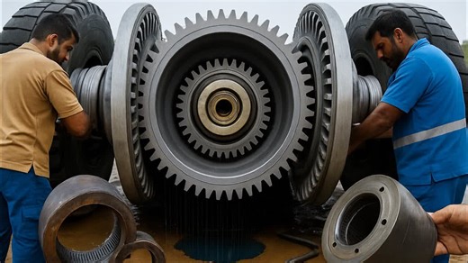 Broken Gear Hub Repaired Like Brand New | Heavy Vehicle Gearbox Part Welding & Fixing | HD Channel