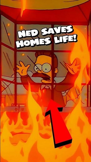 5 Times Ned Flanders Took Care Of the Simpsons 🙏 #simpsons #shorts