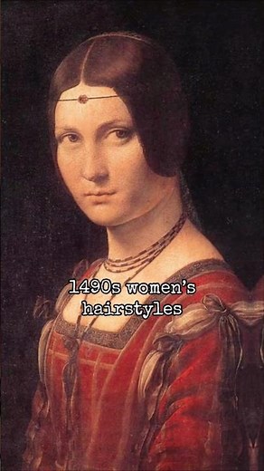 1490s women’s hairstyles 👩🏼‍🦱 || medieval era || 15th century || #history #fashion #hairstyle