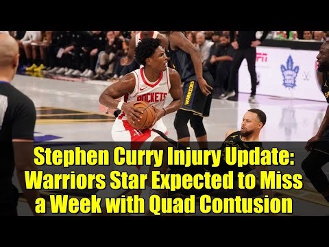 Stephen Curry Injury Update: Warriors Star Expected to Miss a Week with Quad Contusion