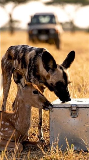 A Wild Animal's Curious Investigation