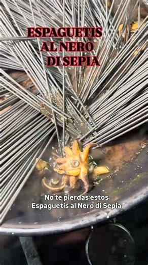 - Spaghetti al Nero di Sepia* RECETA ESCRITA , en la descripción