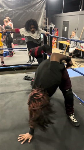 Mikey G & Jj Stevens at Pro Wrestling Star Academy