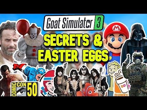 Goat Simulator 3 - 19 Easter Eggs, Secrets & References