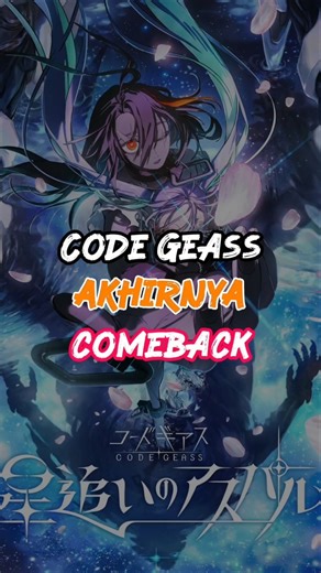 Code Geass Comeback #anime #codegeass #jejepangancorner