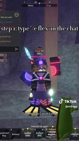 how to do the emote glitch #fisch