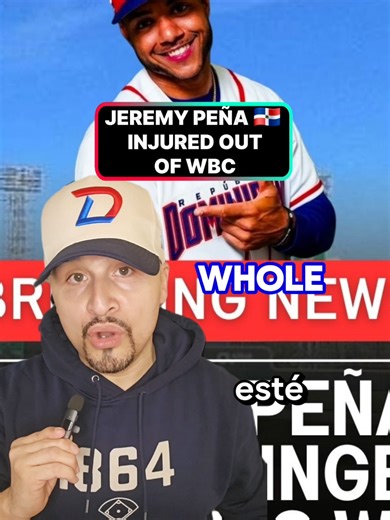 Jeremy Peña’s 🇩🇴 World Baseball Classic hopes may be over before they even began. After exiting last night’s Dominican Republic exhibition game with a hand injury, Jeremy Peña is now expected to likely miss the entire World Baseball Classic. The irony? Most reports indicated the Houston Astros were hesitant about allowing many of their players to participate in the tournament — except Peña. And unfortunately, he’s the one who ends up getting hurt. For Dominican Republic national baseball team,