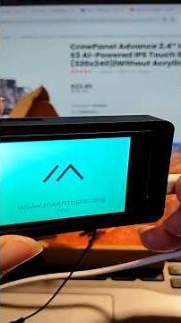 Unboxing the CrowPanel Advance 2.4" ESP32 AI Display: First Look & Features! | Elecrow #meshtastic