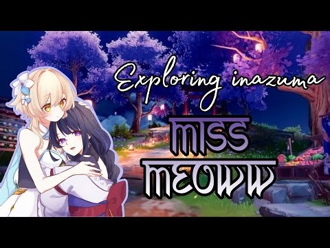 Miss Meoww Inazuma exploration 💜 #genshinimpact #genshinimpactedit #live #shortsfeed #shorts