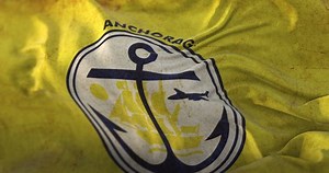 Old Flag Anchorage City City Alaska: vídeo stock (100% livre de direitos) 1093246809 | Shutterstock