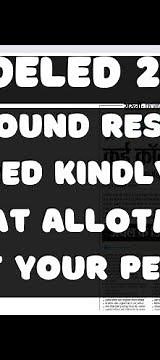 mp deled 2024 4th round seat allotment result declared