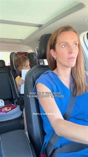 Poke you in. Poke You Out. Car conversations are my favorite! #RidingInCarsWithKids #TemporaryTattoos #MomLife #KidsAreHilarious #TwinMom