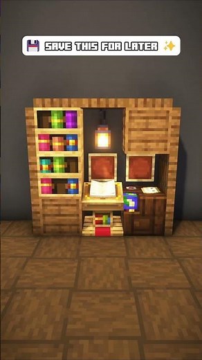 Minecraft Mini Builds Ep. 26 | Easy Desk Idea