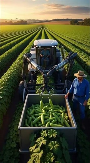 AI Farming Drone View 🚁 | Smart Agriculture Technology in USA 🇺🇸 #usafarming #viral #foryou #fyp