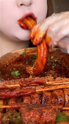 Powder mouse barbecue ● ●🍢#food #mukbang #shorts