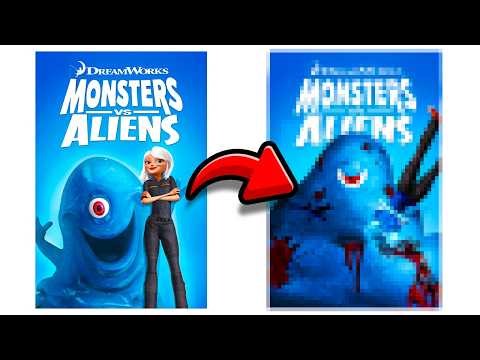 I Turned Dreamworks Movie Posters Horror