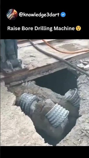 This Is How Raise Bore Drilling Machine Works 😲
