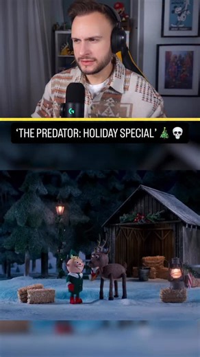 ‘THE PREDATOR: HOLIDAY SPECIAL’ 🤣 I found this on the internet and I’m pleased it exists (the Dillon shot/ pencil-pushing clench bits are outstanding) #predator #christmas #reaction #santa #animation @20thcenturystudios @predator #fyp #reaction #xmas | Adam Savage