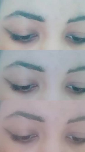 Stunning Close-Up of Dark Eyes with Flawless Makeup