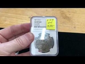 1870 cc and 1871 cc Seated Liberty Dollars - Carson City Silver