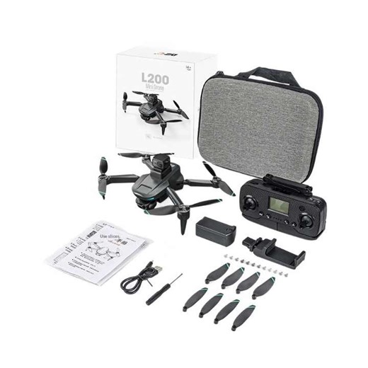 L200 Pro Max GPS Quadcopter 250g HD for Aerial Photography 2-Axis Electronic Image Stabilization Gimbal Beginners Plastic