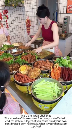 MOUTHWATERING Chinese Street Food! 🌯 The Giant Braised Pork Roll