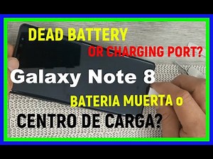 SAMSUNG GALAXY NOTE 8 MUERTO, Bateria, Centro de carga o Logica FRITA. ESPAÑOL / ENGLISH SUBTITLES
