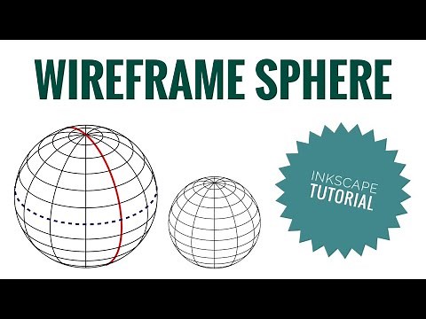 Wireframe Sphere - iNKSCAPE Tutorial