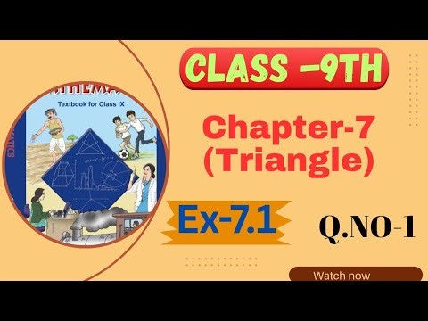 Ncert class 9th maths chapter 7 exercise 7.1 q.no1