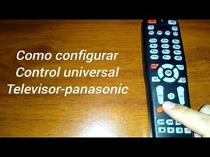 Code for Panasonic TV. [How to program universal remote]