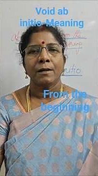 Void ab initio-Meaning-From the beginning-Business Law #commerciallaw#bcom#bba#ca#tansche#net#set