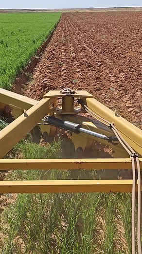 Tatu plow is doing a great job plowing in a tall cover crop #agriculture #farming #plow