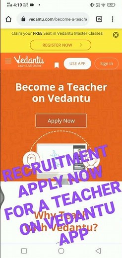 Vedantu|How to become teacher on vedantu|Vedantu interview|Vedantu pe kaise padhaye|My Personal Expr