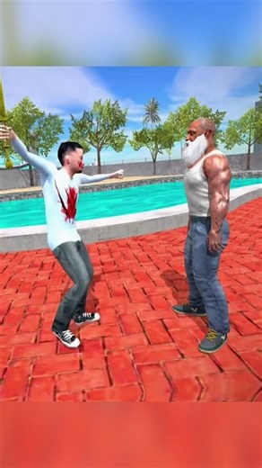 Franklin Dadu Vs Npc devil 🤯 // Indian bike driving 3d game #viral #gaming #shorts