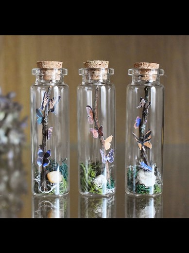 Create Miniature Butterflies in a Glass Jar