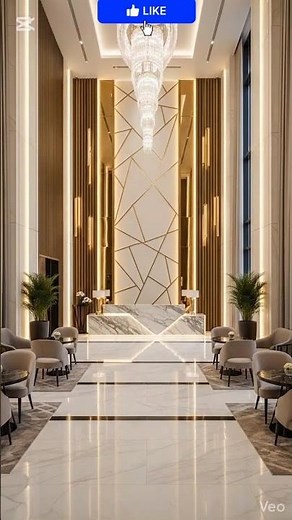 Luxury Lobby Transformation | From Empty Hall to 5-Star Reception Design