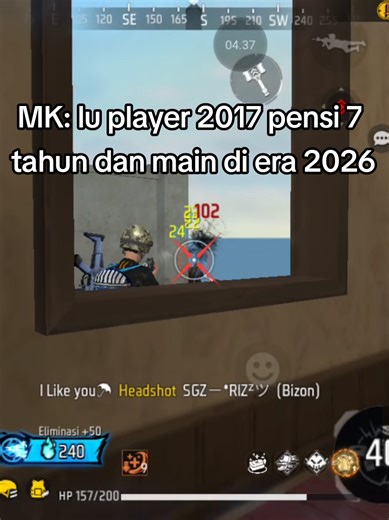 Gameplay Free Fire: Nostalgia Player 2017 di Era 2026