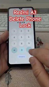 Redmi A3 /23129RN51X/, Delete Pin, Pattern, Password Lock.