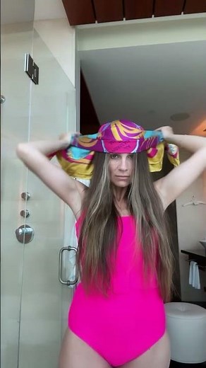 How to tie a head scarf - SO EASY! #tutorial #headscarf #hermes