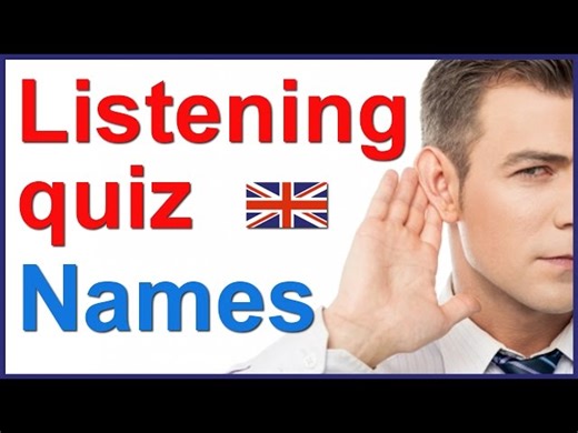 Pronunciation Practice - Spelling People's Names