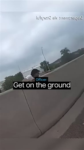 He Jumped Over the Barrier... Then THIS Happened 🤯_1080x1920_1211 | get on the ground police bridge