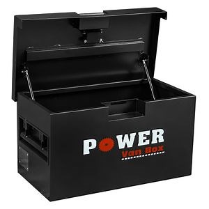 [Hot Item] Custom Black Larage Steel with Pneumatic Spring Cover Jobsite Box Tool Cabinet