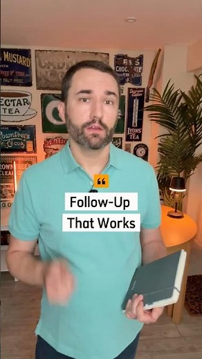Following Up After Meeting Someone Important #networking #career #manager #leadership #worktips