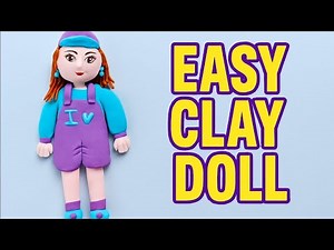 How to Make a Cute Clay Doll Easily | Step-by-Step Clay Doll Tutorial for Beginners