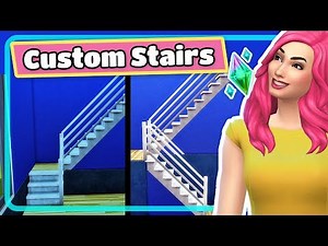 The Sims 4 Stacked Stairscases and U or L Shaped Stairs Tutorial